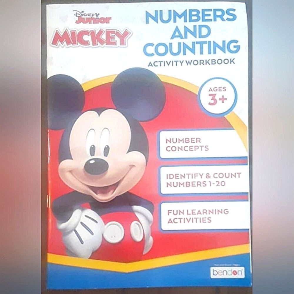 Disney Mickey Numbers and Counting Workbook